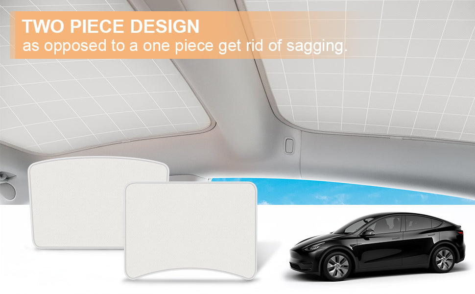 Model 3 Glass Roof Sunshade – ZipyZag